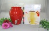 Drink dispenser earthenware with glazed finish includes lid with rubber gasket seal 8