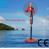 Durable battery and stable quality rechargeable solar fan and rechargeable led emergency light with fan