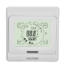 E91.713 touch screen thermostat( 3A, for water heating, with large LCD display& white backlight, weekly programming function)
