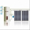 EN12975 Split Pressurized solar water heater system with 2 Copper Coils