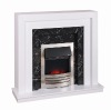 Electric Fireplace&simulated marble