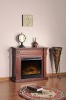 Electric Fireplace with mantel indoor