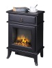 Electric Stove with Mantel