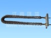 Electric air tubular heating elements, fin heaters