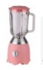 Electric blender with glass jar 1.5L Pink