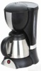 Electric coffee maker with double layer stainless steel jar