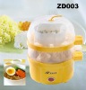 Electric egg boiler/plastic egg cooker (2 layers)