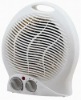 Electric fan heater with thermostat