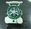 Electric fan with light 1200mah,ABS Plastic