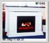 Electric fireplace for home decoration and heating