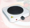Electric hot plate with white colour