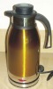 Electric kettle with SS double wall body keep warm/tea kettle electric kettle/water kettle/tea kettle/whisling kettle
