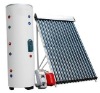 Energy efficiency heat pipe seperated solar water heater