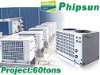 Energy-saving Commercial Air Source Heat Pump Water Heater System