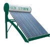 Environmental storm-styled solar water heater