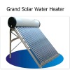 Evacuated solar water heater