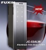FUXIN:JC-53ALW .Thermoelectric wine cooler with full glass door,hold 18 bottles/wine bottle cooler .