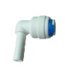 FY018B (1/4" tube ODx3/8"stem OD) plastic plug in elbow adapter of quick corner connector
