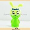 Factory Price Plastic Cartoon Rabbit Shaped Battery Mini Fan for Promotion gift decoration