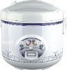 Family appliance mini electric rice cooker with blue and white porcelain pattern