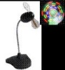 Fashioable USB Desk Fan with colorful lights