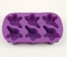 Fashionable silicone ice cube container