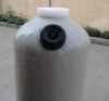Fiberglass filter/softener tank with dome hole/side hole