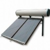Flat panel pressruized solar water heater