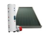 Flat panel solar collector
