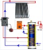 Flat plate solar water heater
