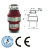 Food Waste Disposer,Continuous Feed(CB,CE,RoHS,CQC)