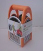 Four sides Multi-purpose stainless vegetable &fruit grater with handle