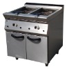 Free Standing Stainless Steel Gas Fryer With Cabinet(2-tank)(GF-785-2)