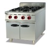 Free Standing Stainless Steel Gas Range/Gas Cooker with 4-Burners