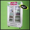 Freezer showcase drink display