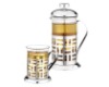 French coffee press & cup set 2pcs