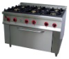 GB-6S 6-burner range with gas oven ( copper burner,catering equipment, cooking equipment )