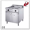 Gas Half Grooved Griddle with Cabinet