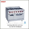Gas Range With 6 Burners and Oven