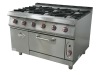 Gas Style Range With 6-Burner Cabinet