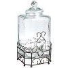 Glass Drink Dispenser with water faucet100