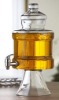 Glass Juice Dispenser with a water faucet155