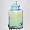Glass Juice Dispenser with water faucet157