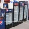 Glass doors for vertical commercial refrigerators and freezers