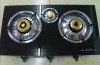 Glass top gas cooker