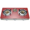 Glass top gas stove,gas cooker