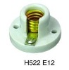 H522 E12 porcelain lampholder