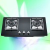 HOT!!!70cm built in glass/ss two 2 burner 6.0kw big power gas cooker cooktop gas stove gas hob model 818FM95ZI