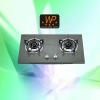 HOT!!!70cm built in glass two 2 burner gas cooker cooktop gas stove gas hob model 858AT651XF