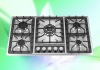 HOT!!! 90cm built in 5 burner glass gas cooker hob stove cooktop with cast iron ranges model 895MB-ABCCDI